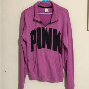 Medium PINK quarter zip